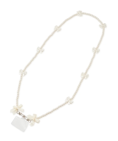 パールリボンショルダーストラップ