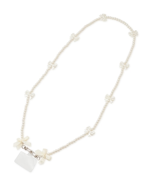 パールリボンショルダーストラップ