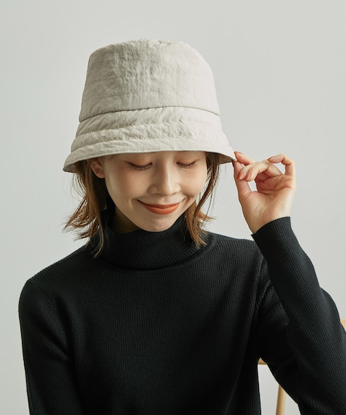 ナイロンキルティングハット