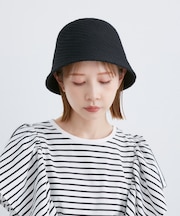 変わり編みサーモベルハット