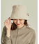 CYCLEWOOLモヘヤ混ヘリンボーンベルトハット