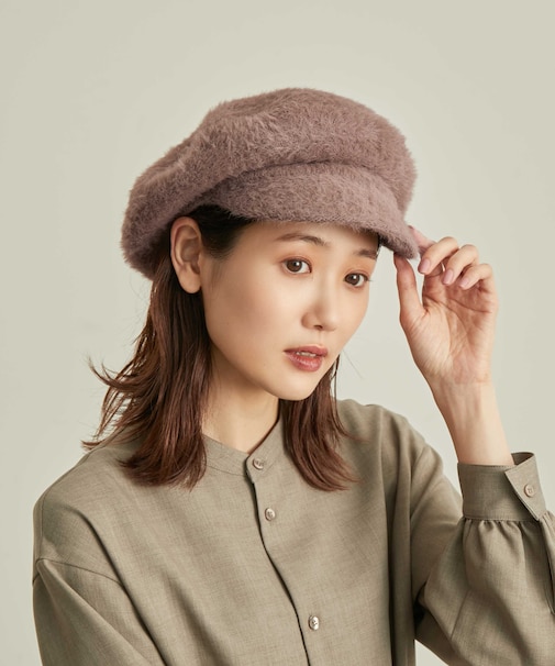 シャギーキャスケット