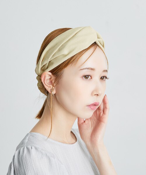 リネンライクヘアターバン｜ロペピクニックの通販｜&mall（アンド
