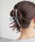 クリアオーロラカラーヘアバンスクリップ