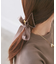 サテンリボンヘアバンスクリップ