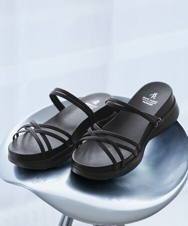 クロスストリングスライド＆バックスリングサンダル