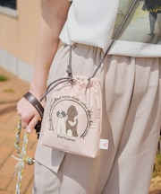 【DOG】【comif(コミフ)×ROPE' PICNIC】刺繍お散歩ショルダーバッグ