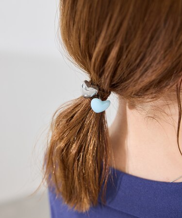 プチハートヘアカフスセット