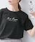 【UVカット・汗染み加工・接触冷感】手描き風ロゴプリントTシャツ