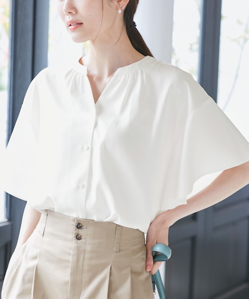 フレンチスキッパーブラウス