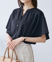 フレンチスキッパーブラウス