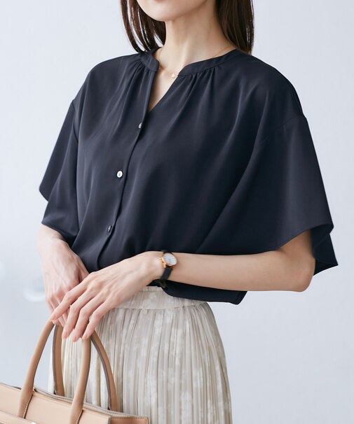 フレンチスキッパーブラウス
