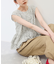 小花柄ティアードゼロスリーブブラウス