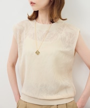 レーシーフレンチサマーニット