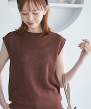 レーシーフレンチサマーニット