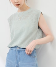 レーシーフレンチサマーニット