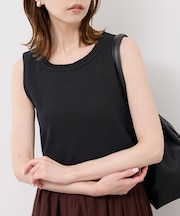 襟フリルタンクトップ