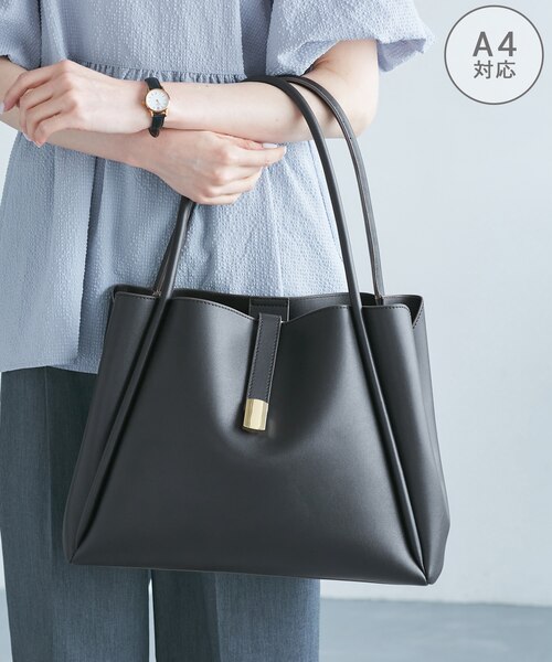 A4対応】3層フロントベルトデザイントートバッグ｜ロペピクニックの