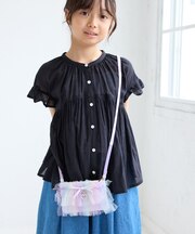 【KIDS/キッズ】シフォンフリルリボンマルチポシェット