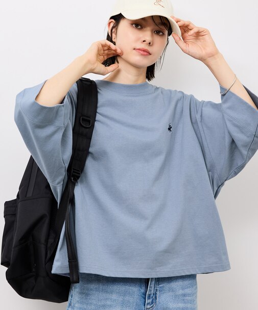 【BEVERLY HILLS POLO CLUB/ビバリーヒルズポロクラブ】ワイドスリーブTシャツ