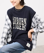 【DISCUS ATHLETIC/ディスカスアスレチック】オーバーサイズU.S.カレッジTシャツ