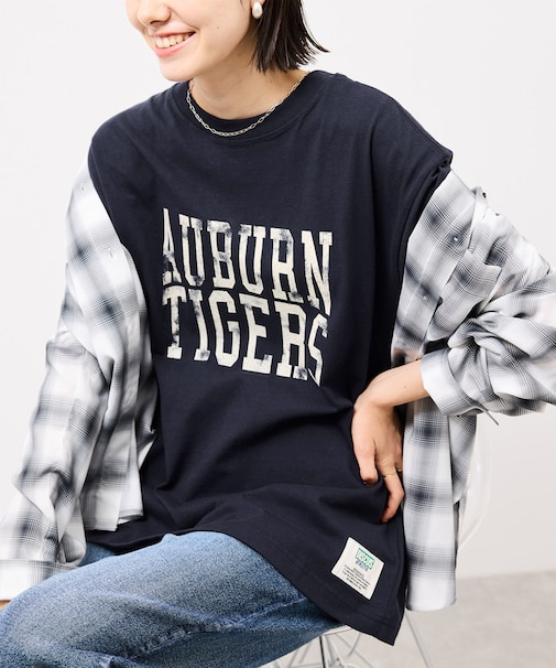 【DISCUS ATHLETIC/ディスカスアスレチック】オーバーサイズU.S.カレッジTシャツ