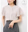 【防汚加工】ピンタックフレアスリーブブラウス/通勤対応