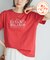 【UVカット・接触冷感・汗染み加工】フレンチロゴプリントTシャツ