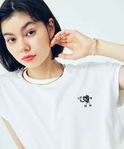 【Chocomoo×ROPE' PICNIC】【接触冷感】アソートフレンチスリーブTシャツ