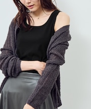 ベーシックリブタンクトップ