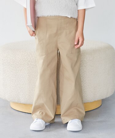 【KIDS/キッズ】ストレッチベイカーパンツ