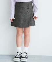 【KIDS/キッズ】アシンメトリーラップスカパン