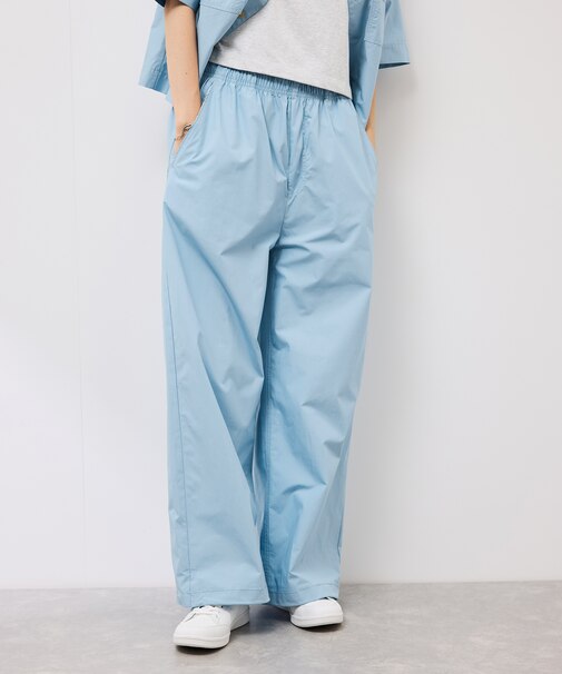 【Dickies】コットンダンプドロストリラックスパンツ