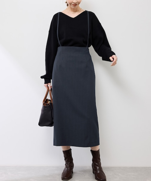 ナローサスペンダースカート