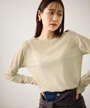 ラメシアーリブカットソー