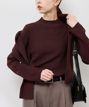 アンチピリングプチハイネックニット/リンクコーデ