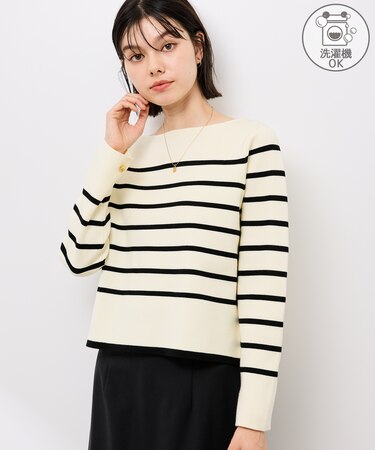 【洗濯機OK】ミラノリブニットプルオーバー