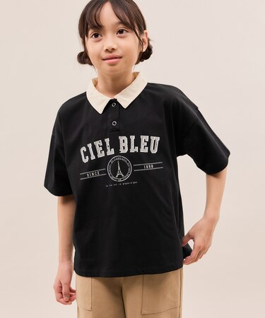 【接触冷感・吸水速乾】【UNISEX】衿付きカレッジトップス