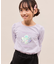 【KIDS/キッズ】【吸水速乾】フラワースパンコールトップス