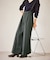 フレアシルエットサスペンダー付きパンツ