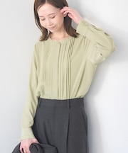 フロントピンタックブラウス/一部WEB限定カラー