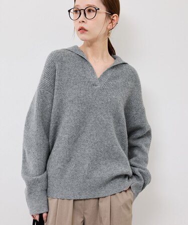 スキッパーポロニットプルオーバー/イージーケア