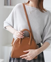 旅するボストンバッグ ソフトシンセティックレザーボストンバッグ/軽量