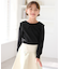 【KIDS/キッズ】【2WAY】マシュマロニットリボンカラートップス/リンクコーデ