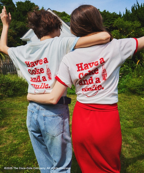 【Coca-Cola】【汗染み加工】アソートグラフィックTシャツ