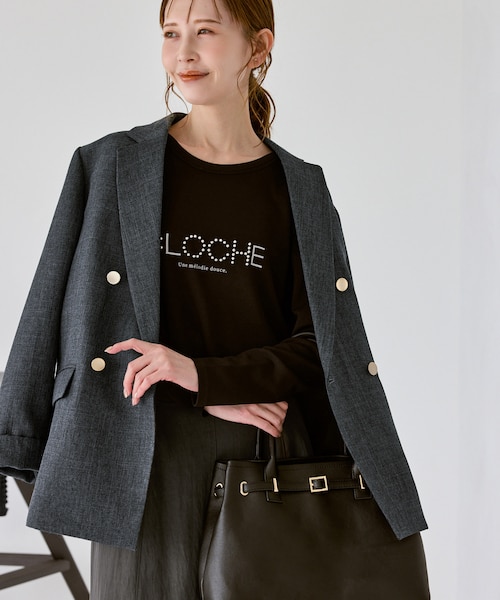 スリートーンツイードジャケット/セットアップ対応｜ロペピクニックの