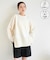 着丈が選べるクルーネックサイドスリットニットプルオーバー/イージーケア
