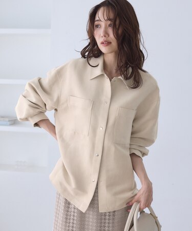 スエードシャツ