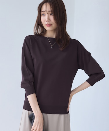 フォルムスリーブニット