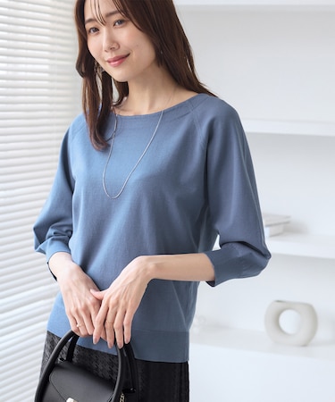 フォルムスリーブニット